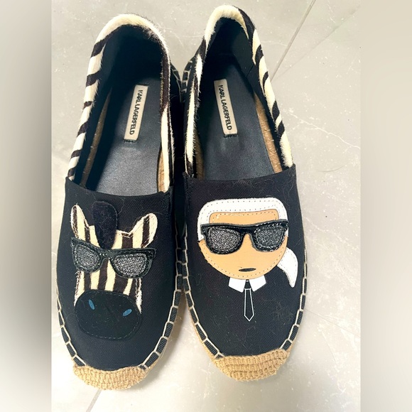 Shoes - New!!! Karl Lagerfeld - flat shoes (Size 7, 38)